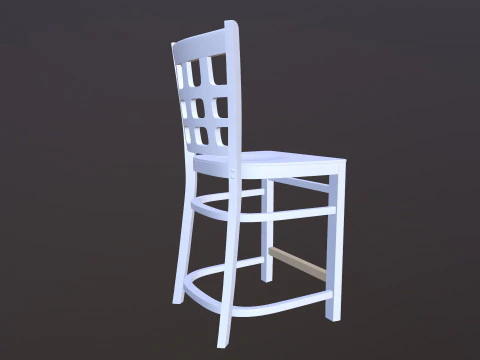 Wooden Chair 3D Model