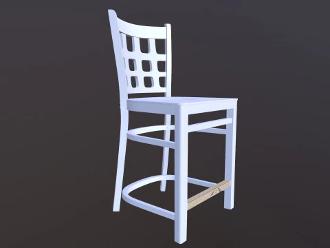 Wooden Chair 3D Model