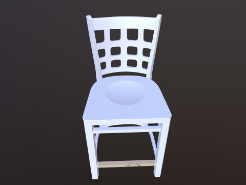 Wooden Chair 3D 모델
