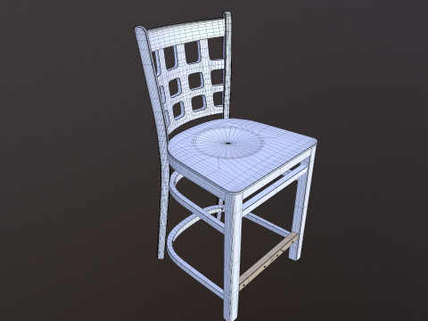 Wooden Chair 3D 모델