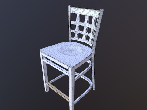 Wooden Chair 3D 모델