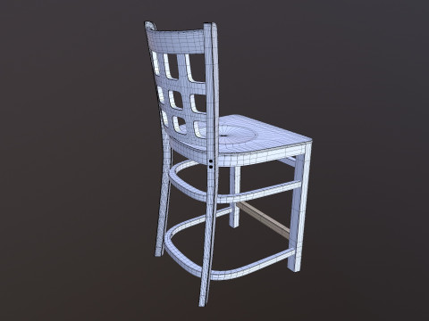 Wooden Chair 3D 모델