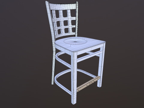 Wooden Chair 3D 모델