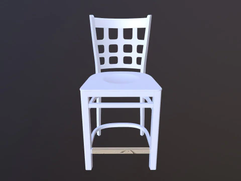 Wooden Chair 3D Model