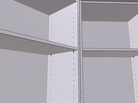 Wooden Rack 3D Model