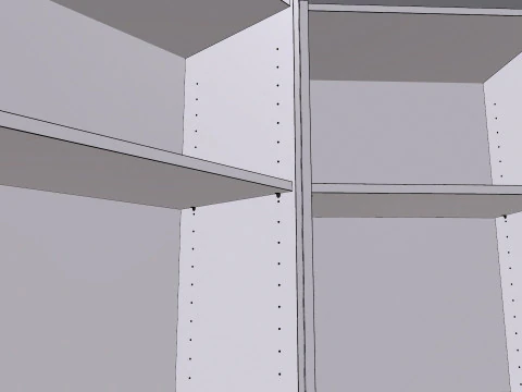 Wooden Rack 3D Model
