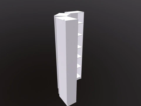 Wooden Rack 3D Model