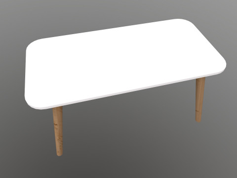 Wooden Table Model 3D
