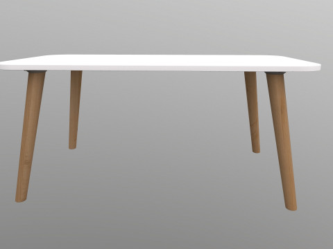 Wooden Table Model 3D
