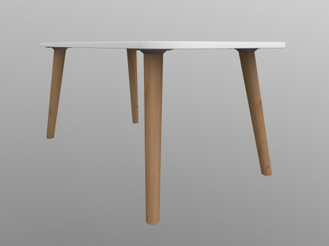 Wooden Table Model 3D