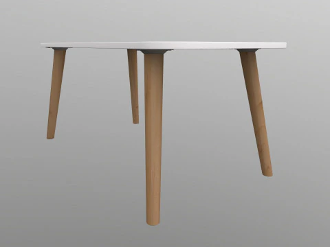 Wooden Table 3D Model