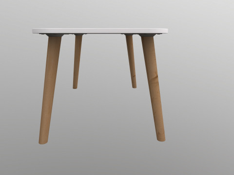 Wooden Table Model 3D