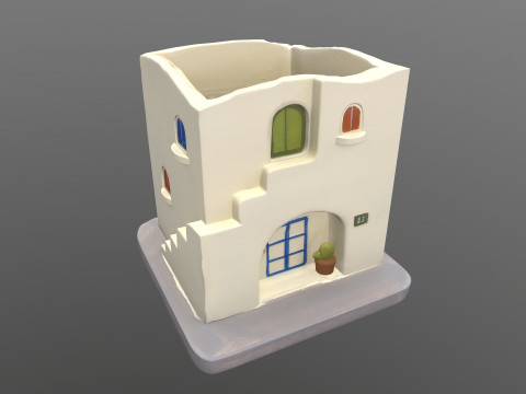 ARCHITECTURE CLAY 3D Model