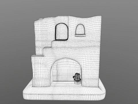 ARCHITECTURE CLAY 3D Model