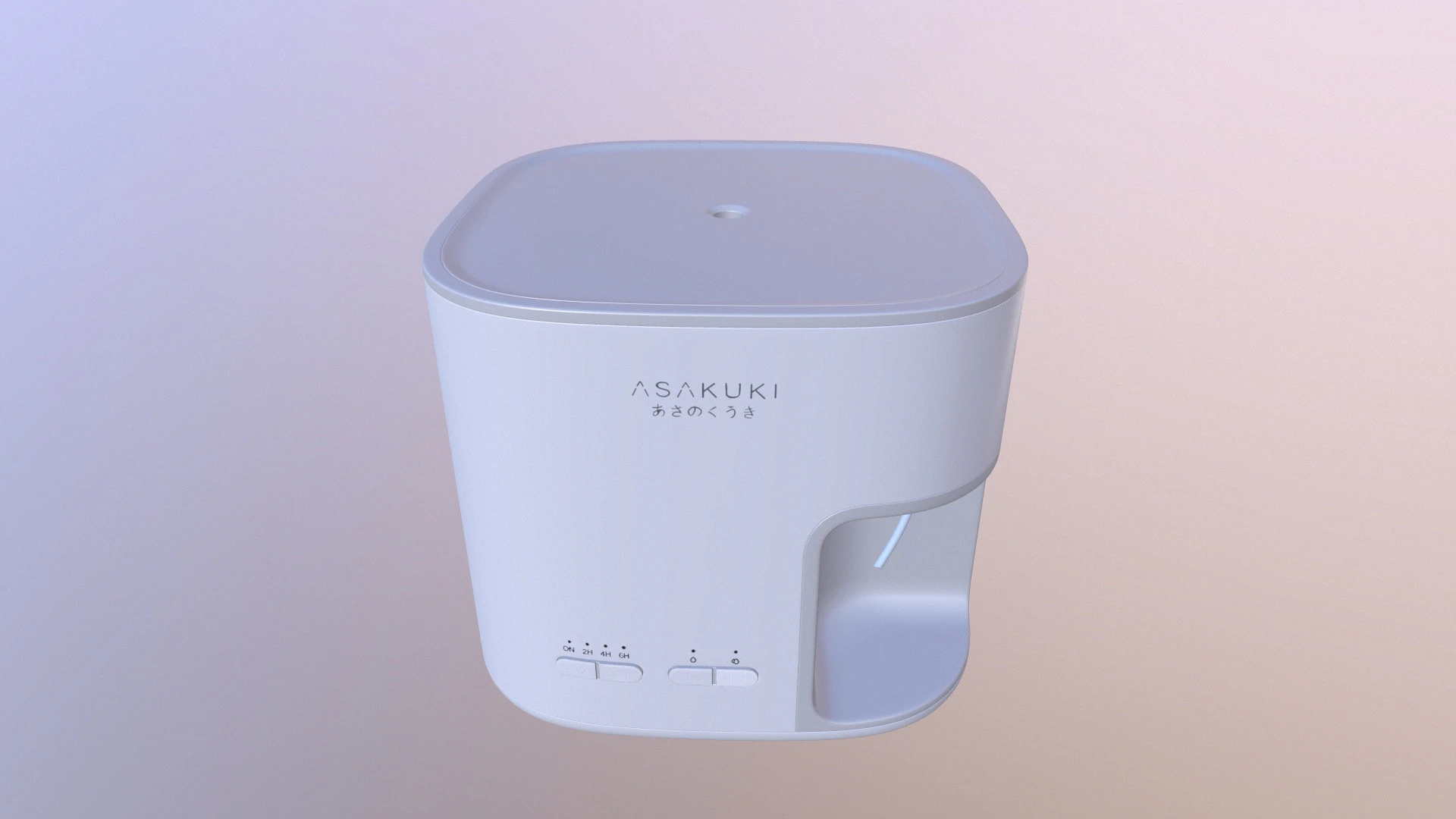 Essential Oil Diffuser 3D Model .c4d .max .obj .3ds .fbx .stl .blend