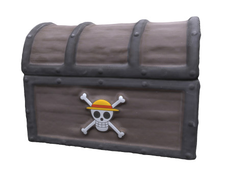 Pirate Wooden Chest 3D Model