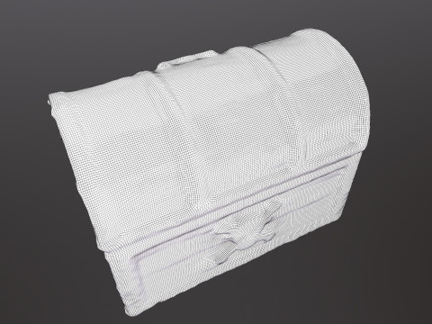 Pirate Wooden Chest Modelo 3D