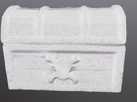 Pirate Wooden Chest Modelo 3D