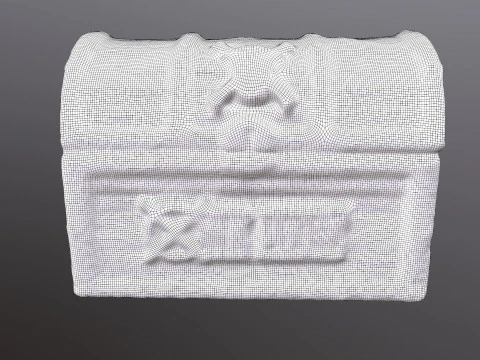 Pirate Wooden Chest 3D Model