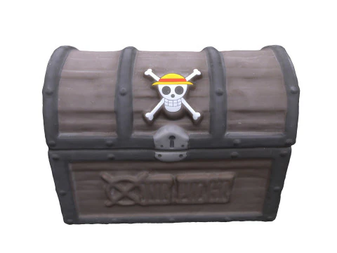 Pirate Wooden Chest 3D Model