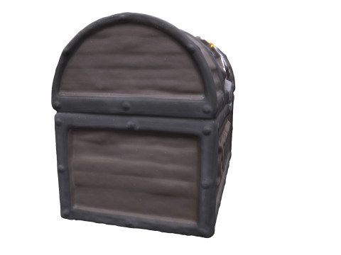 Pirate Wooden Chest Modelo 3D