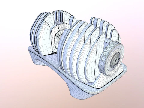 Adjustable weight 3D Model