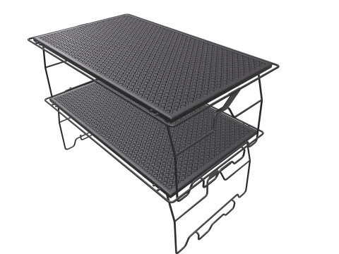 Camping Desk Folding Table 3D Model