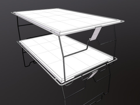 Camping Desk Folding Table 3Dモデル