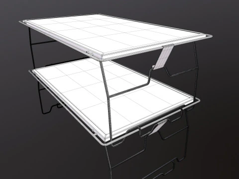 Camping Desk Folding Table 3D Model