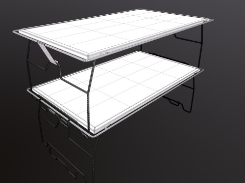 Camping Desk Folding Table 3Dモデル