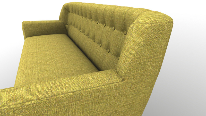 Fabric Sofa Modèle 3D .c4d .max .obj .3ds .fbx .stl .blend 