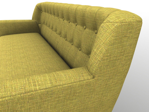 Fabric Sofa 3D Model