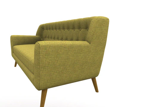 Fabric Sofa 3D Model