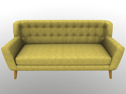 Fabric Sofa 3D Model