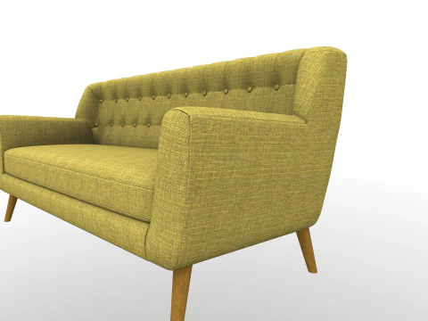 Fabric Sofa 3D Model