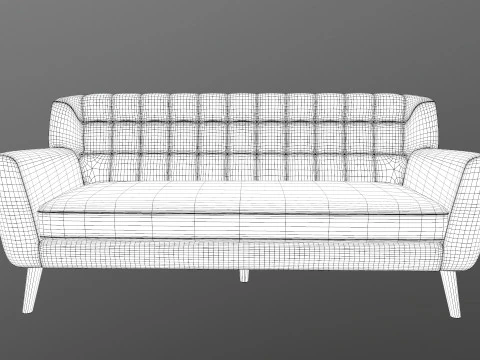 Fabric Sofa 3D Model
