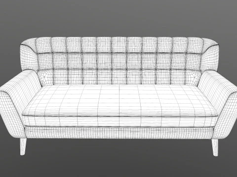 Fabric Sofa 3D Model