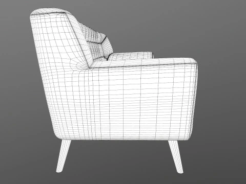 Fabric Sofa 3D Model