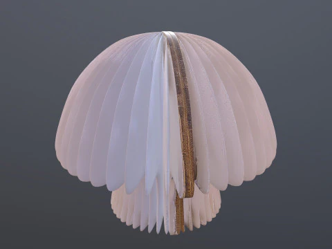 Mushroom lamp 3D Model