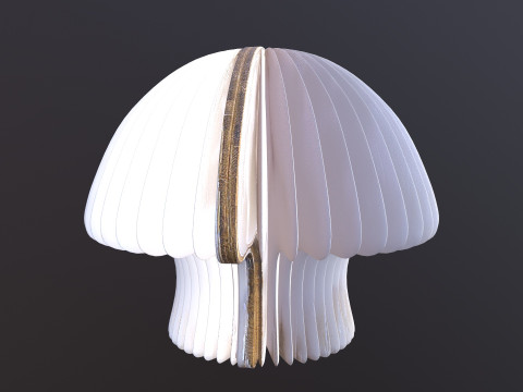 Mushroom lamp 3D Модель
