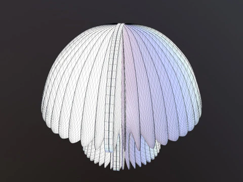 Mushroom lamp 3D Model