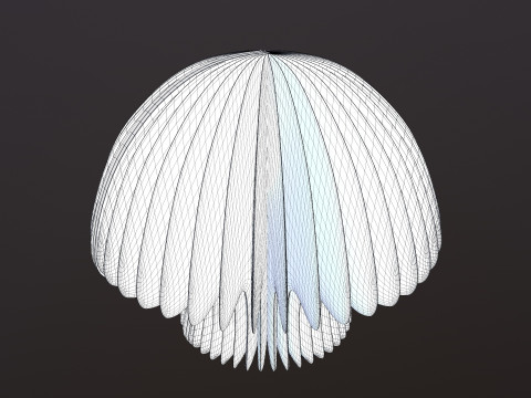 Mushroom lamp 3D Модель