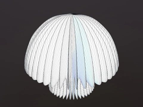 Mushroom lamp 3D Model