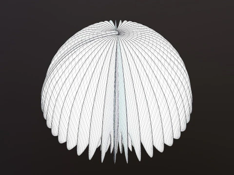 Mushroom lamp 3D Model
