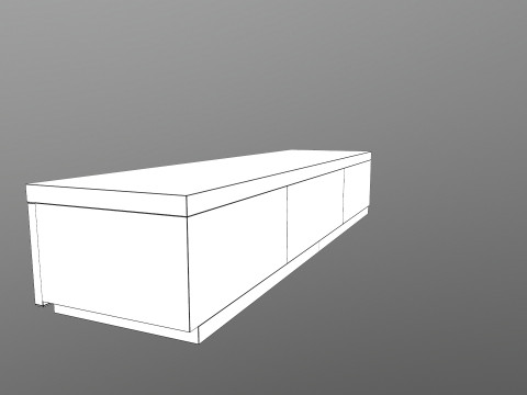 Tv stand 3D Model