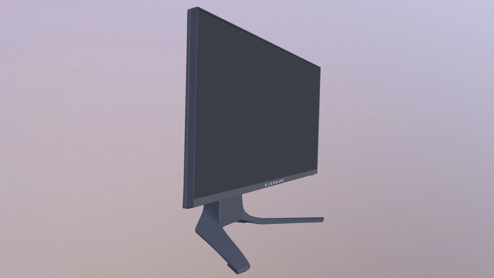ALIENWARE Monitor 3D Model .c4d .max .obj .3ds .fbx .stl .blend 