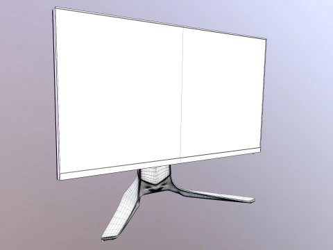 ALIENWARE Monitor 3D Model