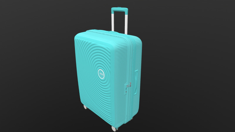 American bag 3D Model .c4d .max .obj .3ds .fbx .stl .blend