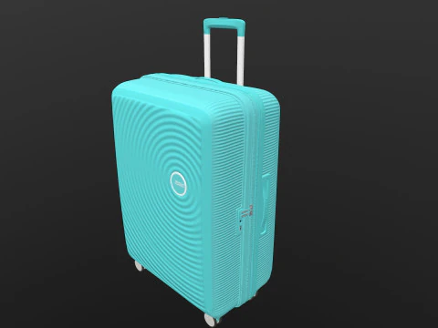 Amerykańska torba Model 3D