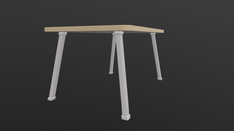 Table 3D Model .c4d .max .obj .3ds .fbx .stl .blend 